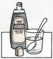 Разведение шампуня. Для того чтобы шампунь равномерно распределился по волосам, перед употреблением разведите соответствующее его количество в стакане с водой.