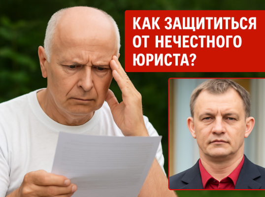 Юрист Бендер подал заявление с признаками заведомо ложного доноса